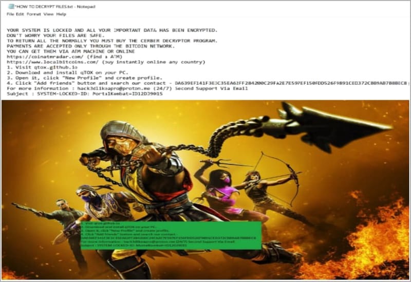MortalKombat Ransomware Campaign Targets US Systems